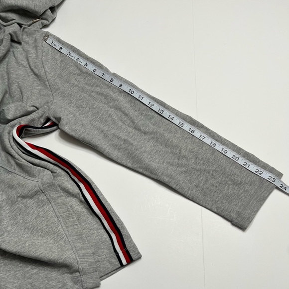 Tommy Hilfiger Womenβs Gray Hooded Open Cardigan XXL EUC - Picture 10 of 15